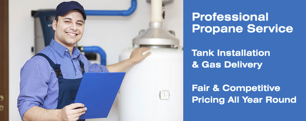 Propane supplied for all your Gas Water heaters, GasRanges, Gas Dryers needs